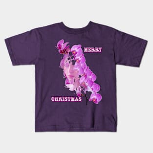 Orchid Queen Christmas Kids T-Shirt